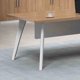 thumbnail image 5 of Executive Storage Office Desks Working Corner Reading Wooden Office Desks Keyboard Drawers Scrivania Ufficio Lavoro Furnitures My Lux Decor Round, 5 of 14