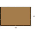 thumbnail image 3 of CAMWINGS RV Awning Privacy Screen Shade Panel Kit Sunblock Shade Drop 10 x 16ft, Coffee, 3 of 7