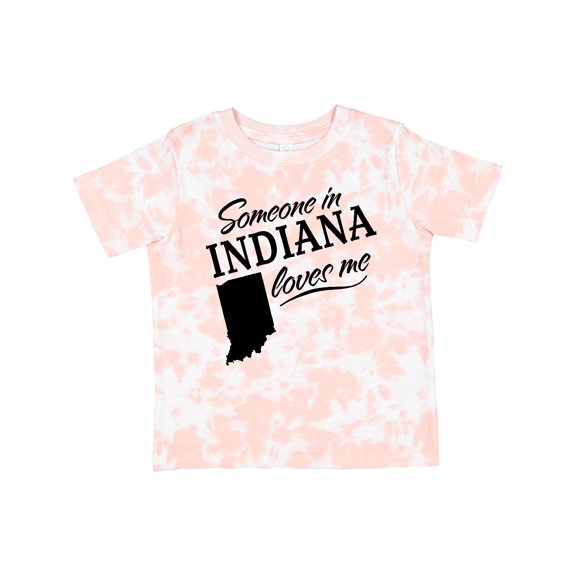 Inktastic Someone in Indiana Loves Me Boys or Girls Toddler T-Shirt