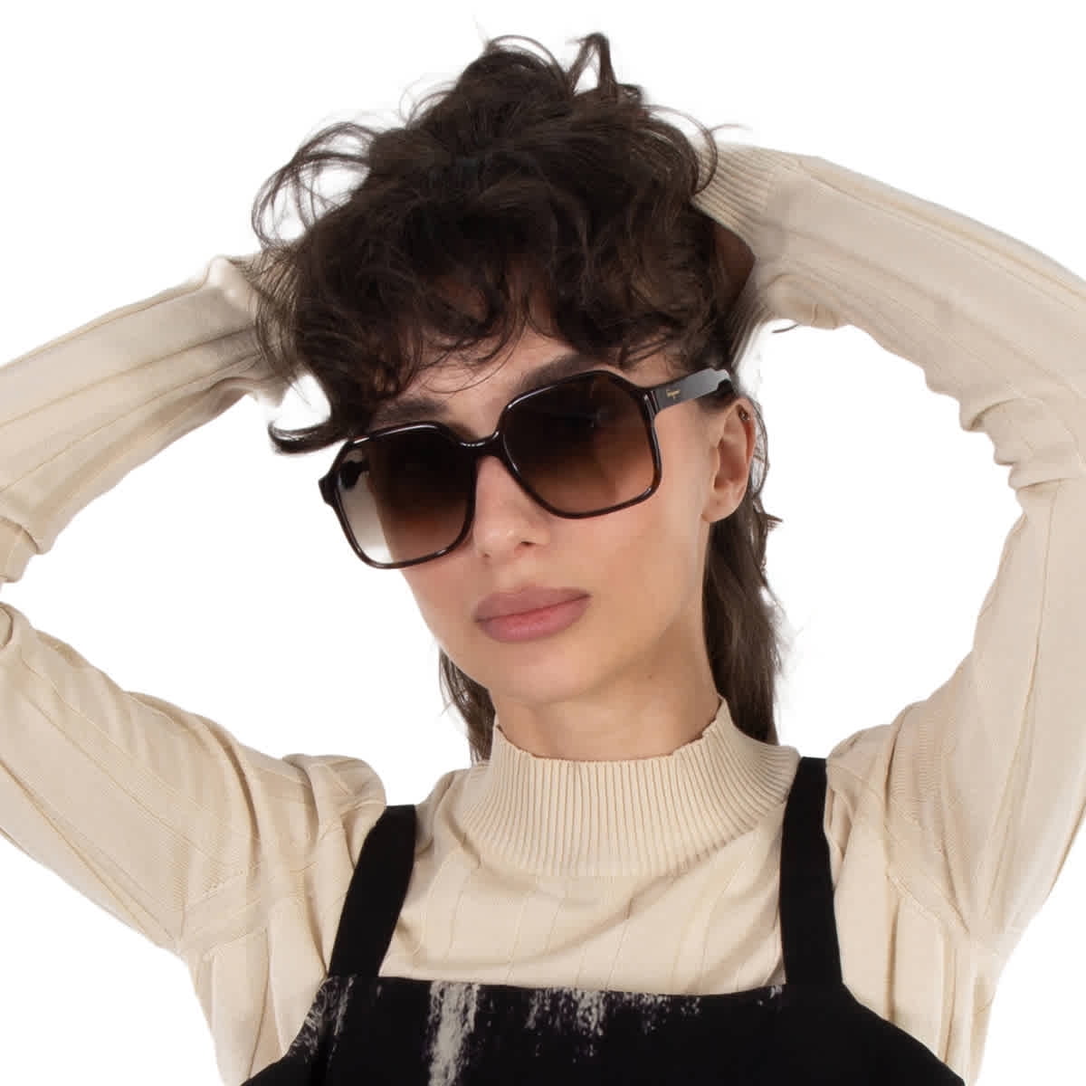 Salvatore Ferragamo Women's Nude Cat-Eye Sunglasses - SF928S Salvatore Ferragamo Women's Nude Cat-Eye Sunglasses - SF928S