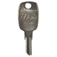 thumbnail image 4 of Kaba Ilco Corp. Brass Key Blank 1098JD - Nickel Plated, Automotive - 10 Pack, 4 of 5