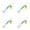 Blue 2.36Inch, variant on 4/8pcs Fishing Spinner Baits Lures Kit Hard Spinners Lure for Bass Walleye Salmon Trout Redfish Spinner Bait with Treble Hooks Metal Lures for Freshwater