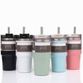 thumbnail image 2 of Thermal Thermal Cup 304 Stainless Steel Cup With Straw for Home, 2 of 8
