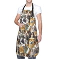 thumbnail image 2 of Rateoe Cute Dog Aprons with Pocket,Men Womens Aprons Waterproof Adjustable Cooking Aprons for Kitchen Gardening and Salon, 2 of 7