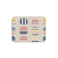 thumbnail image 3 of Modern Shapes Design Diatomaceous Earth Water Absorbent Mat, Anti-Slip Rubber Backing, 23.6" x 19.7", 3 of 11