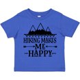thumbnail image 3 of Inktastic Hiking Makes Me Happy Mountain Hiker Boys or Girls Toddler T-Shirt, 3 of 5