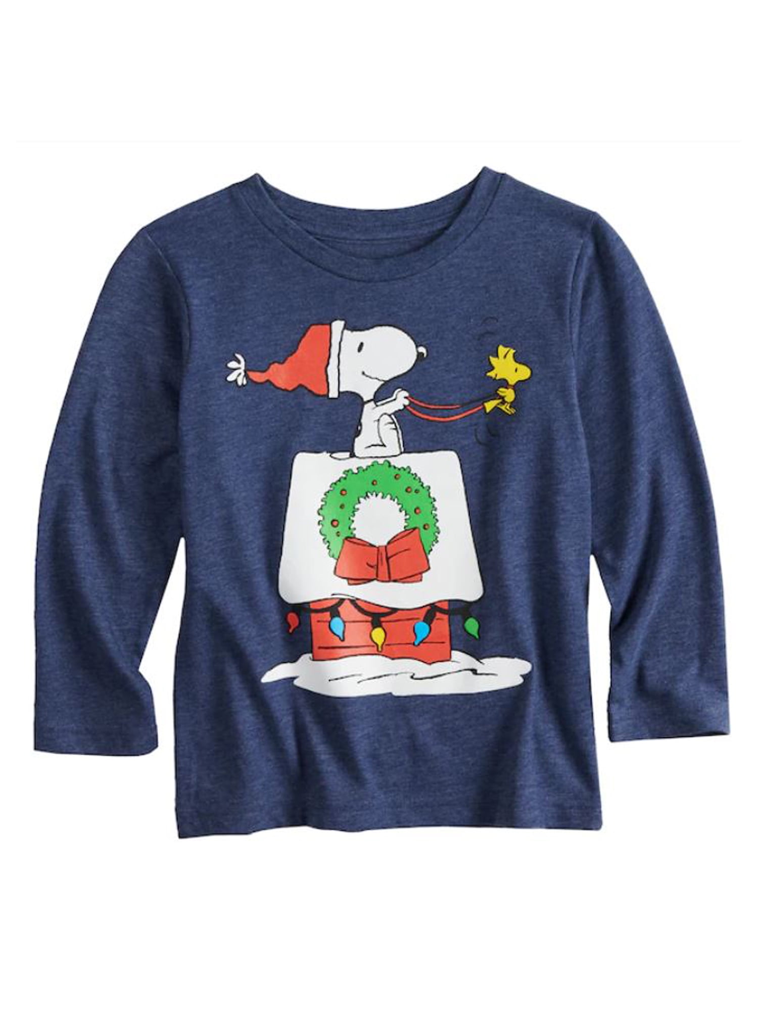 Toddler Jumping Beans Peanuts Santa Snoopy TShirt Long Sleeve