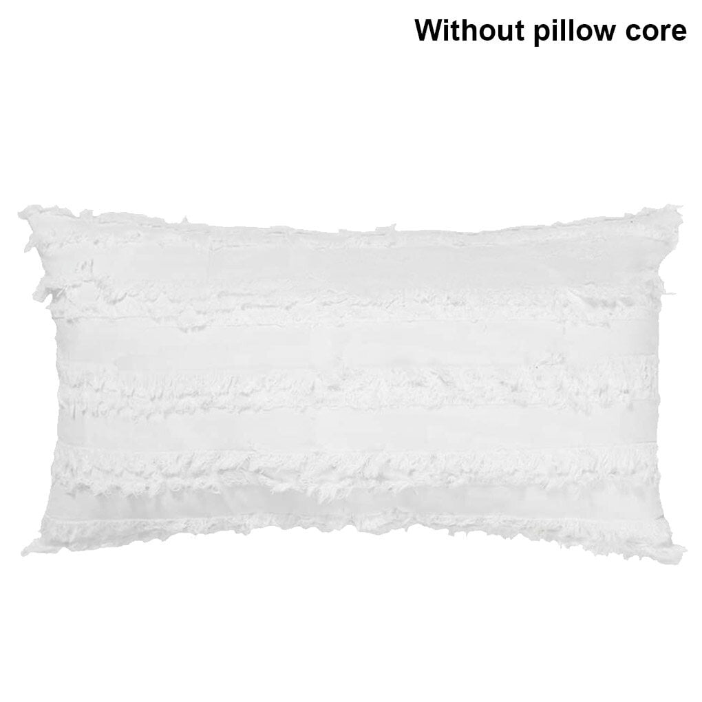 Bohemian Throw Pillow Cover Cotton Linen Cushion Case Tassel Decorative