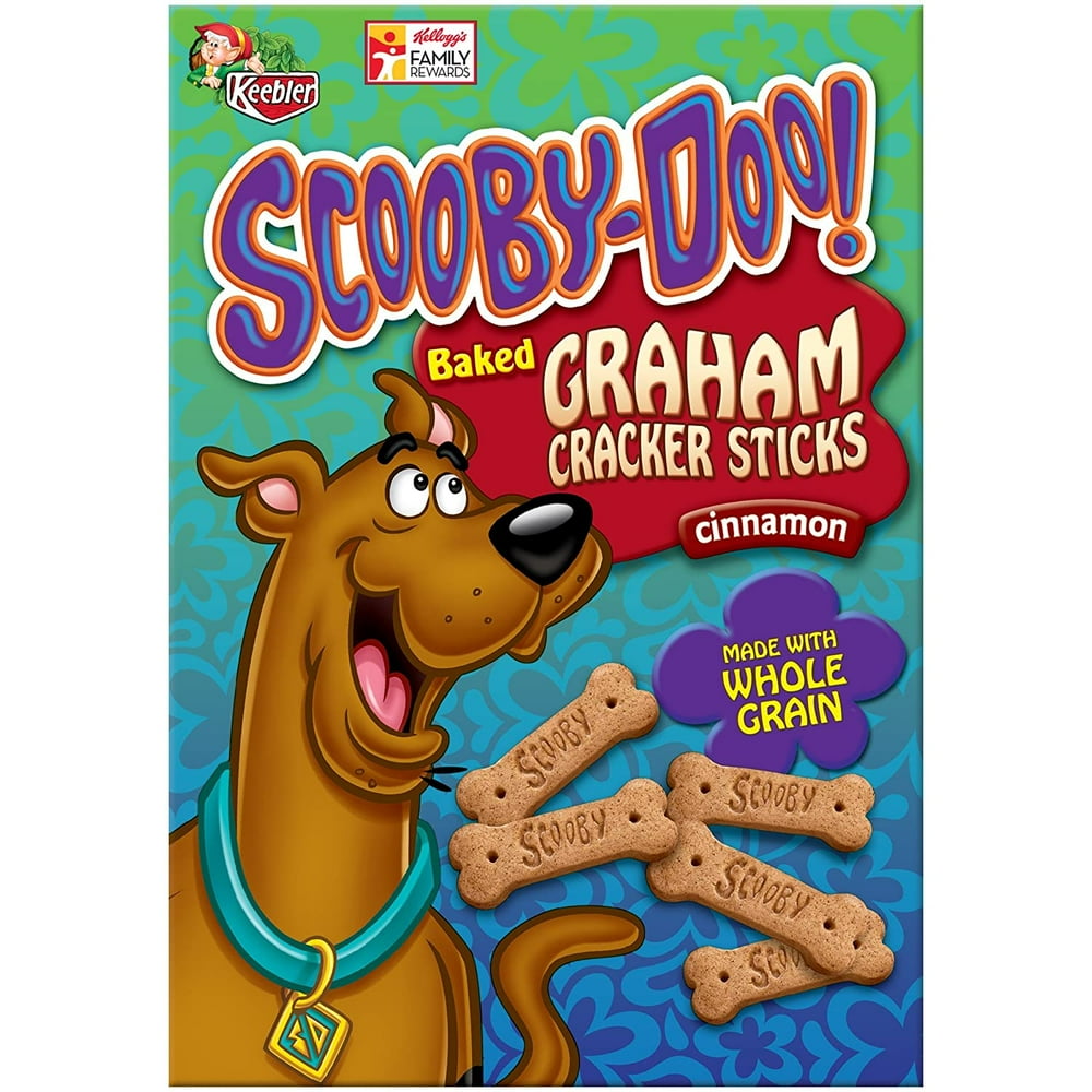 ScoobyDoo! Baked Graham Cracker Sticks, Cinnamon, 11Ounce Boxes (Pack