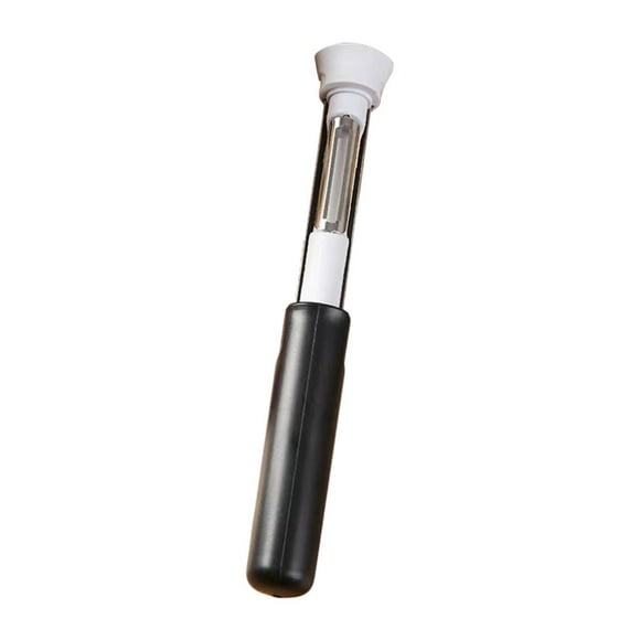 2 en 1 Pear Corer Remover, Pear Corner Trow con un mango cómodo, pele rápidamente para las herramientas de verduras de la fruta de la cocina Negro
