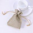 thumbnail image 3 of MasteelfCA 20pcs Linen Drawstring Bag Small Simple Storage Pouch for Gifts Jewelry Present (9x12cm), 3 of 8