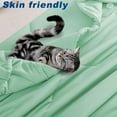 thumbnail image 6 of Cooling Comforter Twin Size, Double-Sided Cold Tech Fabric Quilted Bed Comforters Cooling Blanket for Hot Sleepers, Breathable Lightweight Summer Bedding, All-Season Ice Blanket, Sage Green, 6 of 16