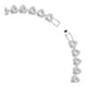thumbnail image 5 of COLLAR SWAROVSKI TENIS CORAZONES BLANCOS ARIANA GRANDE + KIT DE REGALO, 5 of 6