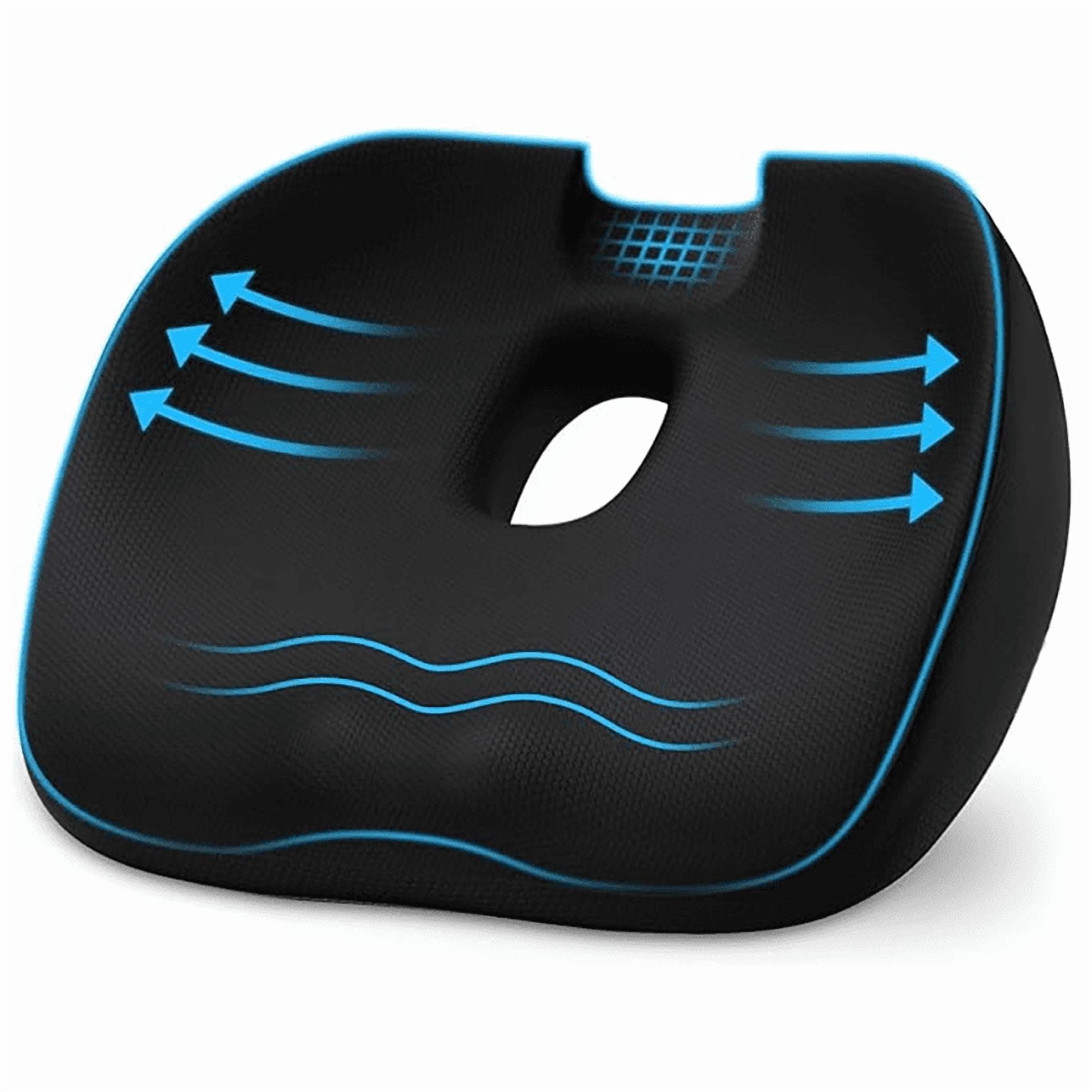 Donut Pillow Hemorrhoids Scientific Center Hole and Tailbone Cutout, Hemorrhoid & Postpartum Cushion for Men and Women, Helps Ease Discomfort from Tailbone, Sciatica,Hemorrhoids, Pregnancy
