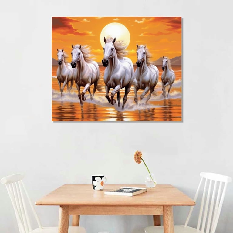 Stoeiende IJslandse paarden close-up van Shirley van Lieshout op canvas