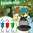 thumbnail image 1 of Xihbxyly Foso para Comederos de Colibríes, Protector de Hormigas con Forma de Paraguas Rojo, Diseño de Gran Capacidad, Construcción de Plástico Resistente, Fácil Instalación, Decoración de Jardín Ext, 1 of 7
