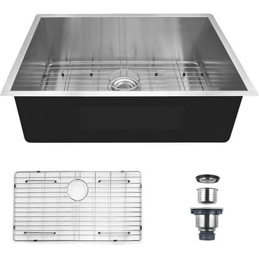 30" x 18" x 9" Kitchen Sink Stainless Steel Undermount Single Bowl Sink