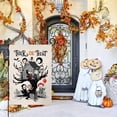 thumbnail image 3 of Halloween Trick or Treat Garden Flag Vertical Double Sided Farmhouse Burlap Yard Outdoor Decor 12.5 x 18 Inches, 3 of 7