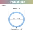 thumbnail image 2 of 5Pcs Magnetic Adapter Ring, Magnetic Wireless Charger Conversion Kit, Sky Blue, 2 of 8