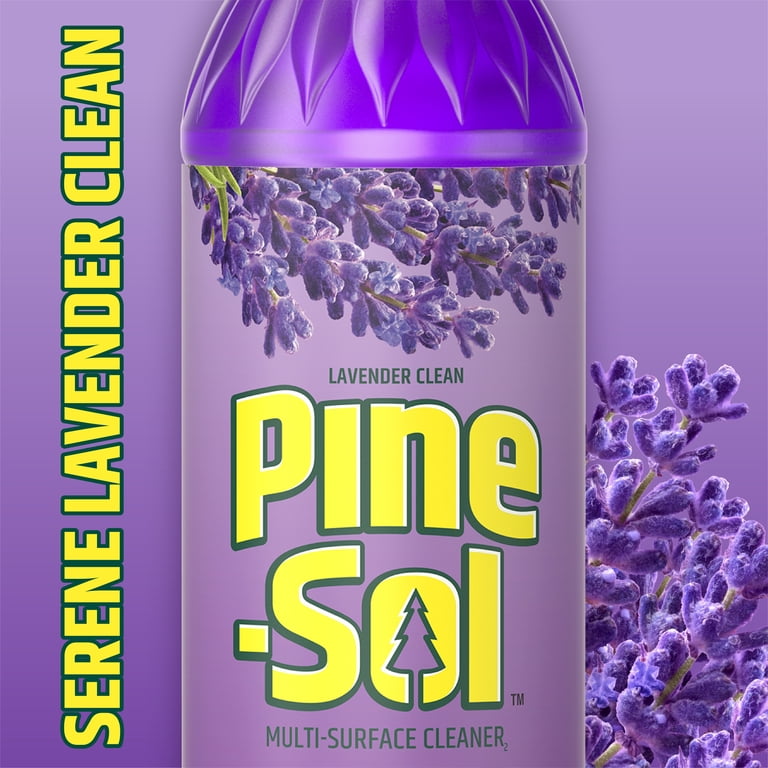 Pine-Sol Multi-Surface Floor Cleaner, Lavender Clean, 60 Fluid