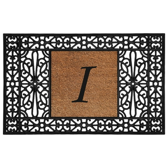 Calloway Mills Duchess Monogram Doormat 30" x 48" (Letter I)