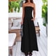 thumbnail image 3 of Vestido largo PRETTYGARDEN para mujer, verano 2025, sin tirantes y bolsillos, 3 of 9