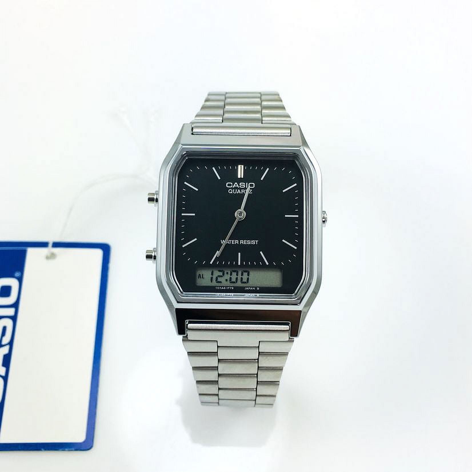 Casio Classic Analog Digital Stainless Steel Watch photo 3
