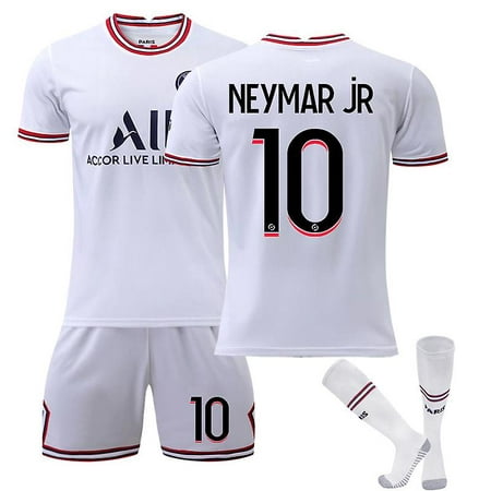 Neymar jR PSG #10 Paris Saint Germain Home Jersey Child Kids Training Suit  Plus Shorts & Socks