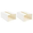 thumbnail image 1 of 2pcs Plastic Tissue Box Bathroom Punch-Free Wall Mount Tissue Box Container, 1 of 8