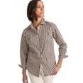 thumbnail image 2 of Jessica London Women's Plus Size Stretch Poplin Button-Down Shirt, 2 of 3