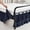 Dark Blue, variant on Split Corner Bed Skirt,No Lift Adjustable Elastic Dust Ruffle with 18 Inch Drop,Polyester Bed Skirt for Footboard Beds,Bedroom Decor,Machine Washable