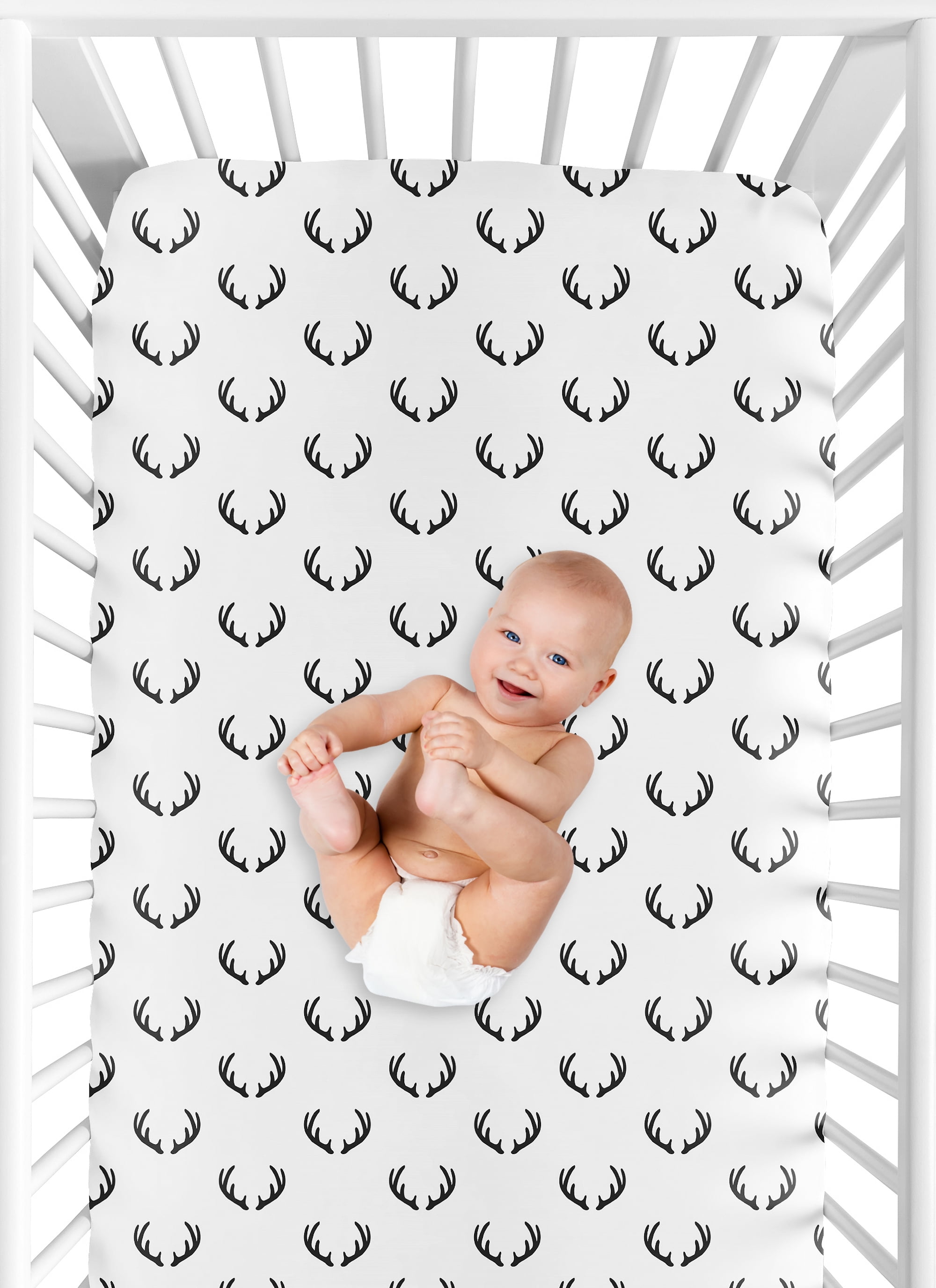Sweet Jojo Designs Woodland Camo Boy Fitted Crib Sheets Set 3 Piece