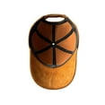 thumbnail image 2 of Lukkizara Real Suede Leather Lambskin Outdoor Unisex Baseball Sport Hat Tan, 2 of 4