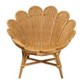 thumbnail image 3 of Bali and Pari Blossom Bohemian Natural Rattan Armchair, Honey, 3 of 10