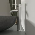 thumbnail image 3 of Single Hole Single-Handle Vessel Bathroom Faucet With Drain Assembly in Brushed Nickel, 3 of 6