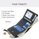 thumbnail image 3 of LHSHID Women’s Wallet Small Genuine Leather Credit Card Holder RFID Blocking Tri-Fold Wallet With ID Window and Zipper Pocket, 3 of 9