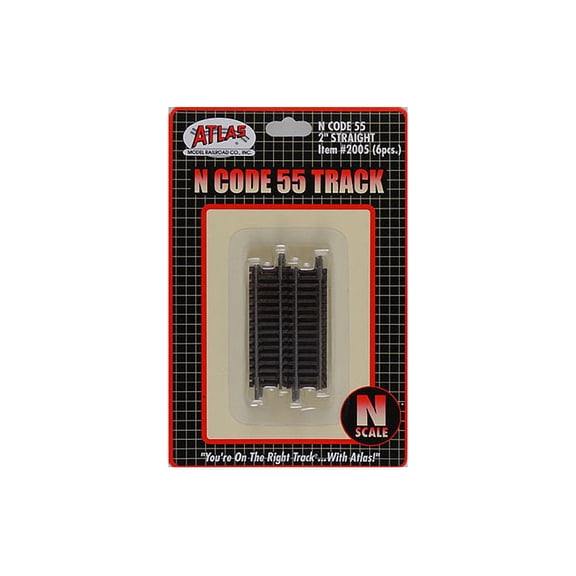 Atlas Model 2005 Code 55 2 Straight Track (6) N ATL2005