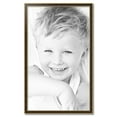 thumbnail image 2 of ArtToFrames 27" x 45" Black Panel With Gold Lip Picture Frame, 27x45 inch Multi Wood Poster Frame (WOM-5092),  Pack, 2 of 7