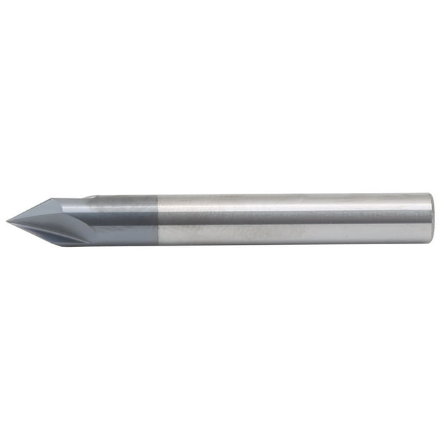 Chamfer End Mill 3 Flute 60° Milling Cutter Tungsten Steel CNC Carving Polishing Router BitD6 x 60° x 50L