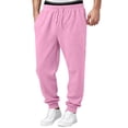thumbnail image 3 of WJOSBXT Baggy Sweatpants Mens Drawstring Joggers Fall 2026 Oversized Running Sweat Pants Loose Fit Stretch Lightweight Hiking Jogging Pants with Pockets M, 3 of 8