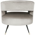thumbnail image 5 of SAFAVIEH Manet Velvet Retro Mid Century Accent Chair, Multiple Colors, 5 of 8