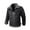 Black, variant on Maoxin Men Leather Jacket Men Pocket Zipper Integrated Leather Add Velvet Thickening Leather Jacket Loose Coat Leather Jacket Plus Size Black XL