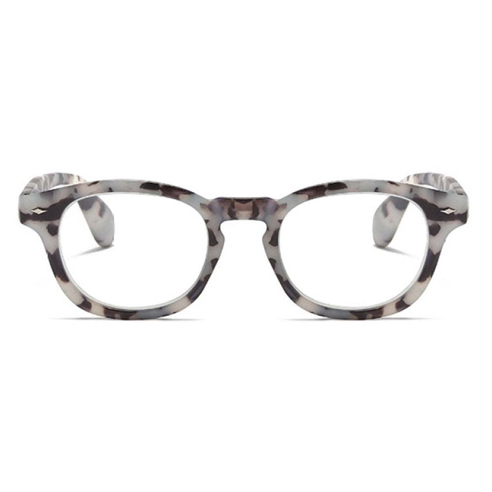 3 Pairs of Square Blue Light Blocking Reading Glasses, Trendy Classic Spring Hinge Readers +2.50 for Women and Men