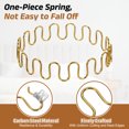 thumbnail image 3 of Uxcell 29.5" Upholstery Spring Replacement Kit Sagging Cushions Repair Kit Gold, 3 of 7
