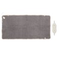 thumbnail image 1 of Manta calefactora eléctrica, calentamiento rápido, inteligente, ajustable, lavable, calentador de 60W, colchón cálido, interruptor termostático gris, enchufe europeo de 220V, 1 of 5