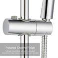 thumbnail image 2 of GoolRC Adjustable Height Holder For Slide Bar Rail Head Bracket Holder Handheld Showerhead Holder 360 Degree Rotation Sprayer Bracket Polished Chrome, 2 of 7