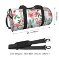 thumbnail image 2 of Xecao Flamingo Flower Print Travel Duffle Bag, Bag Carry On Tote Bags for Women, Travel Sport Gym Bag for Men, Hospital Bag for Labor and Delivery, 2 of 6