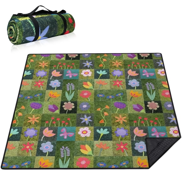 Manta de pícnic Rug Supfitness, impermeable y plegable, 203 x 203 cm