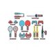 thumbnail image 1 of 2022 16 en 1 Switch Sports Accessories Bundle Family Accessories Kit Compatible con Nintendo Switch y Oled Games kaili Sencillez, 1 of 5