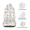 thumbnail image 3 of Lsque Pink skates Pattern Car Seat Covers for Front Seats , Waterproof Seat Covers for Cars, Sporty Front Seat Covers,Car Seat Cover Protector Front Seats, 3 of 5